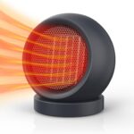 Coolfor Aquecedor de Ambiente PTC Portátil: aquecimento rápido, silencioso e seguro para casa, quarto e escritório
