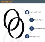 Correias JEDELEOS para aspirador Dirt Devil: ajuste perfeito, fácil instalação e desempenho duradouro em 2 unidades. - Imagem 2