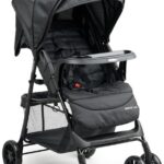 Cosco Kids Carrinho de Bebê Griffy Preto com reclino total, conforto e praticidade para o dia a dia.