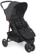 Cosco Kids Toffy: carrinho de bebê leve, moderno e confortável, com 3 rodas, inclinação múltipla e capota com visor. - Imagem 2