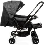 Cosco Kids Travel System Reverse Preto Rajado: conforto e praticidade com bebê conforto, assento reclinável e alça reversa até 15 kg - Imagem 2