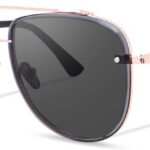Creature Óculos aviador vintage unissex com proteção UV e conforto para uso diário