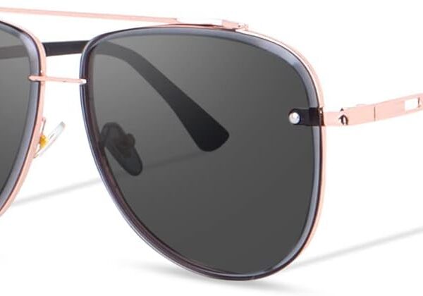 Creature Óculos aviador vintage unissex com proteção UV e conforto para uso diário