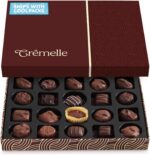 Cremelle Caixa de 20 Chocolates Gourmet: presente elegante para Páscoa, aniversários e ocasiões especiais