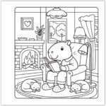 Cuties Edição Especial de Luxo - Capivara: livro de colorir com capa dura, 40 ilustrações exclusivas e lâmina de acetato para relaxar e criar. - Imagem 2