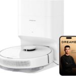 DREAME D10 Plus Gen 2 Robô Aspirador e Mopa com Base de Autolimpeza para 90 Dias de Limpeza, Sucção de 6000 Pa e Navegação LiDAR, Desvio de Obstáculos, Conexão Wi-Fi, 127v