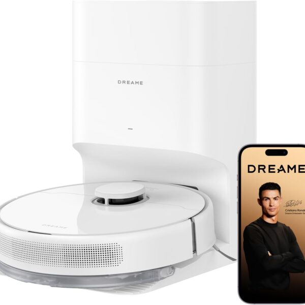 DREAME D10 Plus Gen 2 Robô Aspirador e Mopa com Base de Autolimpeza para 90 Dias de Limpeza, Sucção de 6000 Pa e Navegação LiDAR, Desvio de Obstáculos, Conexão Wi-Fi, 127v
