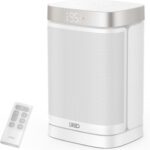DREO Atom One 1500W: aquecimento rápido, silencioso e com oscilação de 70° para máximo conforto.