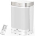 DREO Atom One 1500W: aquecimento rápido, silencioso e com oscilação de 70° para máximo conforto.