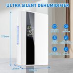 Desumidificador Elétrico Antimofo Bivolt com Controle Remoto: reduz a umidade, combate mofo e protege casa, quarto e closet. - Imagem 2