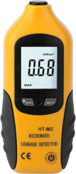 Detector de vazamento de micro-ondas com LCD, alta precisão e alarme, ideal para compra segura e uso portátil rápido