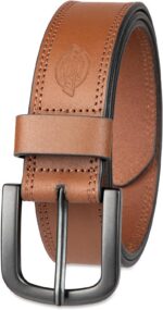 Dickies Cinto de couro masculino resistente e elegante, ideal para uso casual e durabilidade no dia a dia