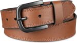 Dickies Cinto de couro masculino resistente e elegante, ideal para uso casual e durabilidade no dia a dia - Imagem 2