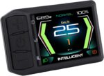 Display 600C para bicicleta elétrica: painel IPS com dados em tempo real e compatível com motores M500, M510, M600, M800 e M820.