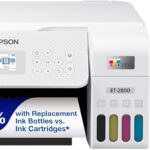 EPSON ECOTANK ET-2800 Wireless Color All-in-One Cartuctidge Free Tank Printer com Scan e Copy-A Impressora Casa Básica Ideal-Branca