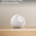 Echo Dot Max com som envolvente e hub inteligente integrado, ideal para sua sala de estar, branco, com Alexa+