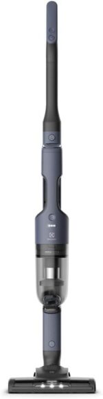 Electrolux Aspirador de Pó vertical portatil bateria Ergorapido 2 em 1 luz frontal LED 30 min luz frontal LED escova rotativa aspira escova capacidade 950ml ERG019 Bivolt Azul