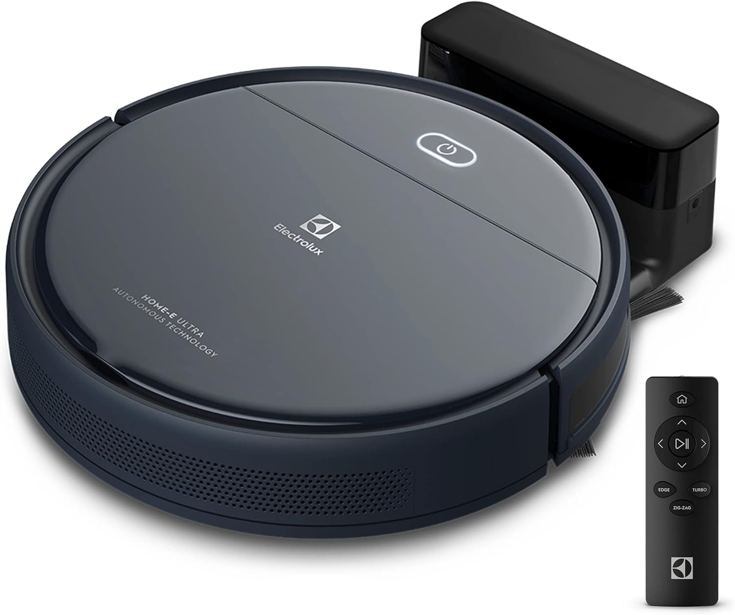Electrolux Aspirador de po robo 2h20min controle remoto base carregamento Electrolux Aspirador de po robo 2h20min controle remoto base carregamento bateria longa duração automatico varre aspira passa pano úmido ERB40 bivolt grafite sensor antiqueda