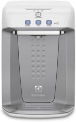Electrolux Purificador de Água Gelada Fria e Natural Elétrico Compacto Eletronico placa Alerta troca de Filtro refil 12 meses ou 3000l Painel Touch Bivolt Branco PA21G