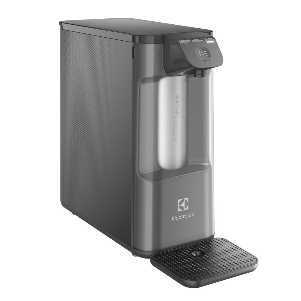 Electrolux Purificador de Água Gelada Fria e Natural Elétrico Compacto Electrolux Purificador de Água Gelada Fria e Natural Elétrico Compacto Eletronico placa Filtro refil 6 meses ou 3000l Painel Touch Bivolt grafite PE12G