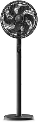 Electrolux Ventilador Coluna ou mesa 40cm 6 Pás silencioso 3 velocidades 2 anos garantia com inclinação Duoforce Air+ EFS40 127v Preto