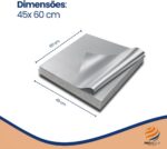 Embalagem Saco Para Presente Metalizado 45x60cm Kit 50 Unid: brilho profissional, resistência e visual elegante para valorizar seus presentes. - Imagem 2