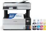 Epson EcoTank Pro ET-5170 Impressora Supertank sem fio multifuncional colorida com scanner, copiadora, alimentador de documentos automáticos Fax Plus