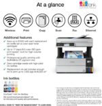 Epson EcoTank Pro ET-5170 Impressora Supertank sem fio multifuncional colorida com scanner, copiadora, alimentador de documentos automáticos Fax Plus - Imagem 2