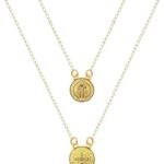 Escapulário São Bento Dourado em Aço Inox 316, durável e elegante, ideal para presente masculino e feminino.