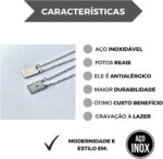 Escapulário de Aço Inox Original: resistente, unissex e ideal para uso diário. - Imagem 2