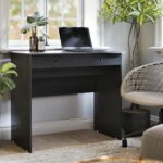 Escrivaninha Bancada para Notebook com 2 Gavetas: ideal para home office, estudo e organização no quarto. - Imagem 2