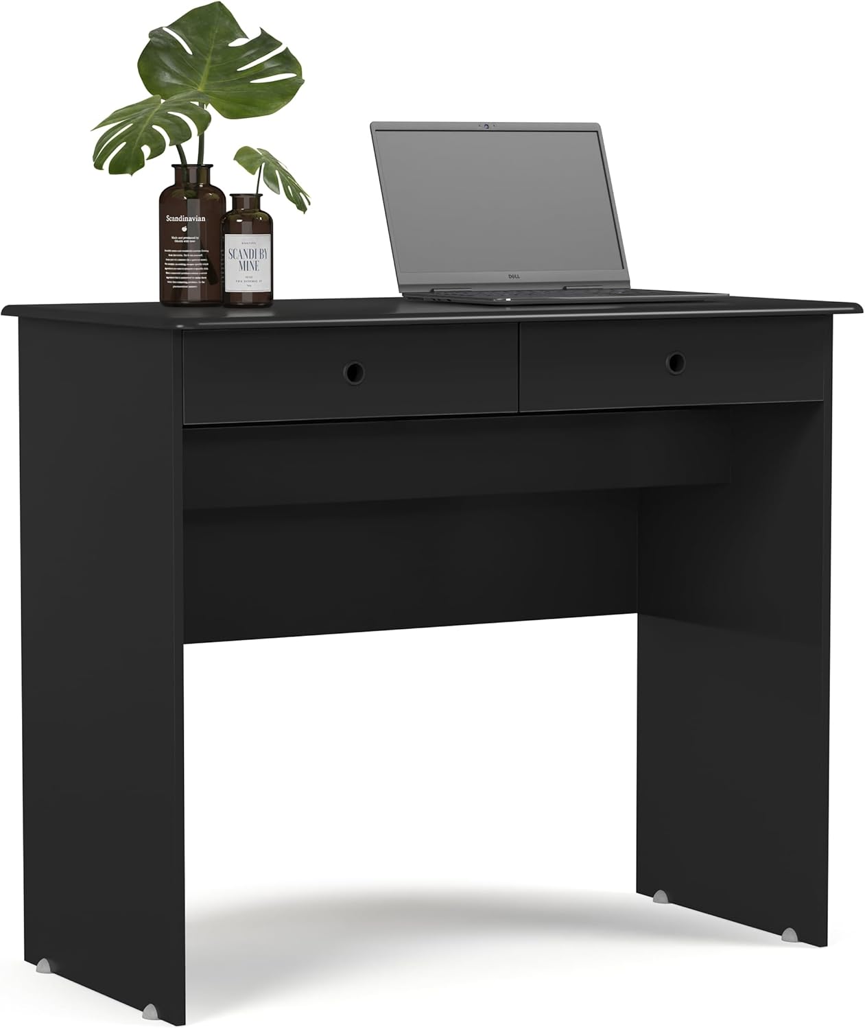 Escrivaninha Bancada para Notebook com 2 Gavetas: ideal para home Escrivaninha Bancada para Notebook com 2 Gavetas: ideal para home office, estudo e organização no quarto.