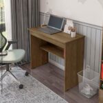 Escrivaninha/Mesa de Computador com 1 Gaveta e Prateleira Organizadora: mais organização e praticidade para estudo e home office. - Imagem 2