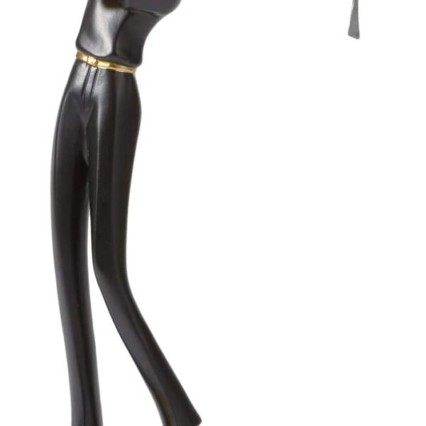 Estátua de Golfe HAUCOZE 24 cm em poliresina premium: decoração elegante, feita à mão, segura para crianças e ideal para presentear.