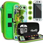 Estojo TIKOdirect para Nintendo Switch OLED 2021 com capa, película 9H e protetores de analógico, proteção completa para viagem