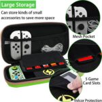 Estojo TIKOdirect para Nintendo Switch OLED 2021 com capa, película 9H e protetores de analógico, proteção completa para viagem - Imagem 2