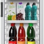 Expositor Metalfrio VB25 Light 256L com vidro antiembaçante, LED e Frost Free para bebidas sempre visíveis e geladas