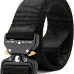 FAIRWIN Tactical Belt: cinto tático resistente com fivela de liberação rápida para trabalho e uso militar