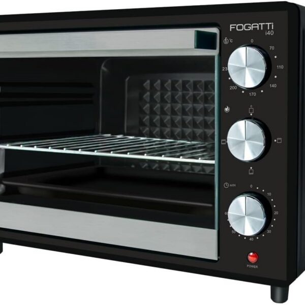 FORNO ELETRICO FOGATTI i40 PRETO 220v
