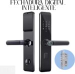 Fechadura Digital Biométrica Smart com senha, cartão IC e chave: segurança e praticidade para sua porta. - Imagem 2