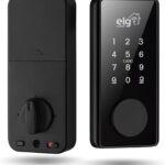 Fechadura Digital ELG SHFD701 Wi-Fi: senha, cartão, app e chave para máxima segurança e praticidade.