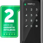 Fechadura Digital Intelbras FR 101 Preto: segurança prática com senha, teclado touch e travamento automático.