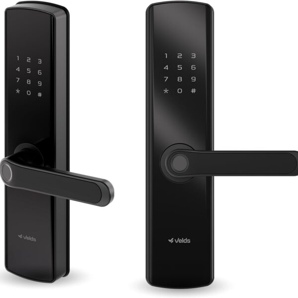 Fechadura Digital Velds com Biometria, Wi-Fi e App: segurança e praticidade para sua porta.