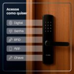 Fechadura Digital Velds com Biometria, Wi-Fi e App: segurança e praticidade para sua porta. - Imagem 2
