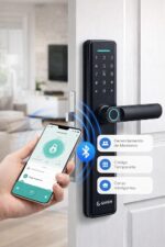 Fechadura Digital com Wi-Fi e Biometria: segurança e praticidade com acesso por senha, RFID e app para portões residenciais. - Imagem 2