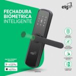 Fechadura ELG SHFB700 Wi-Fi: biometria, senha, cartão e app com máxima segurança para sua porta. - Imagem 2