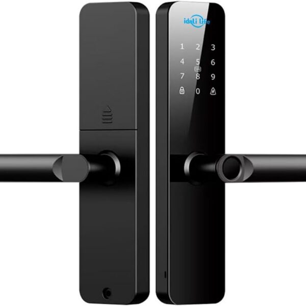 Fechadura Eletrônica Inteligente 6 em 1 IDALI LIFE: segurança e acesso prático para sua porta.