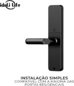Fechadura Eletrônica Inteligente 6 em 1 IDALI LIFE: segurança e acesso prático para sua porta. - Imagem 2