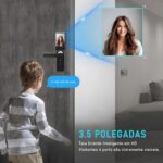 Fechadura Eletronica Inteligente Biométrica com app Wi‑Fi, 8 acessos e alarme anti-arrombamento para máxima segurança. - Imagem 2
