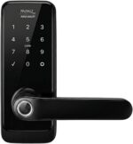 Fechadura Eletrônica SL205 com biometria, app e tag: segurança prática, Wi-Fi e até 100 usuários.